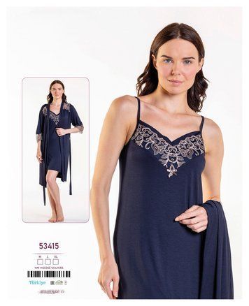 Комплект халат з сорочкою Caroline 53415 53415 фото