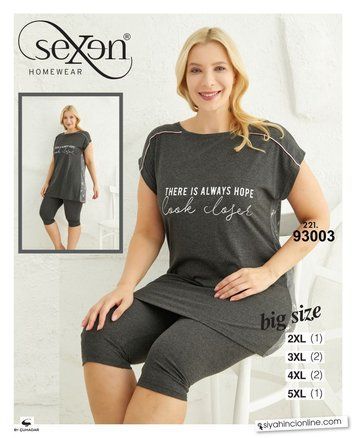 Піжама з бріджами Sexen 93003 93003 фото