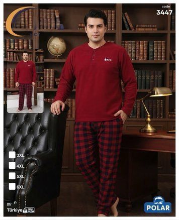 Флисовая пижама больших размеровSNC Homewear 3447 3447 фото