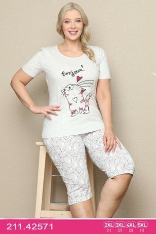 Піжама з бріджами Sexen 42571 42571 фото
